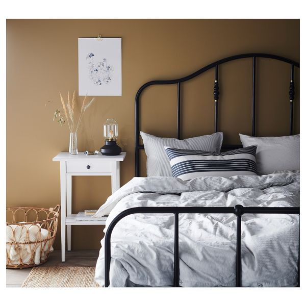 Чехол на подушку, белый, темно-серый 40x65 см IKEA METTALISE МЕТТАЛИСЕ 504.326.62 - фото 5