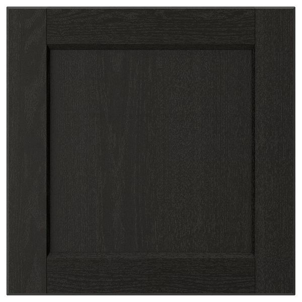LERHYTTAN Дверь - черная морилка 40x40 см - фото 1