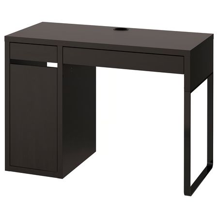 MICKE Письменный стол - черно-коричневый 105x50 см