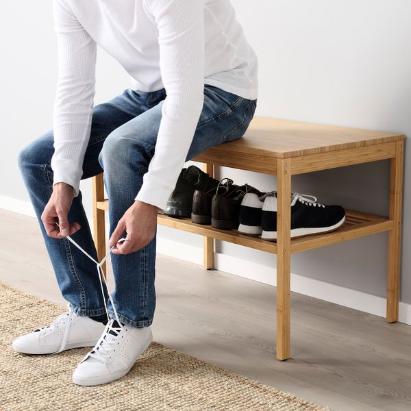 Скамья, бамбук 80 см IKEA NORDKISA НОРДКИЗА 404.476.83 - фото 7