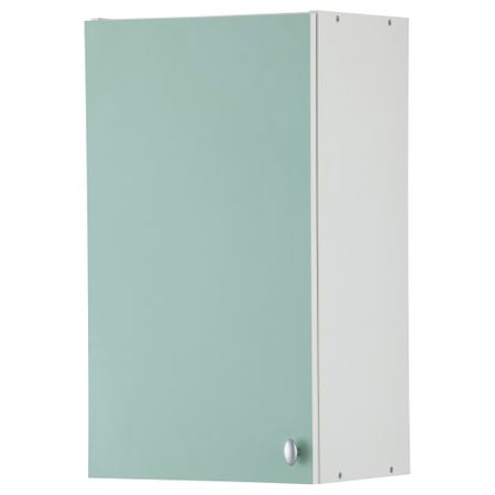 Навесной шкаф с дверцей АЛЬБРУ, светло-зеленый (40x70 см)