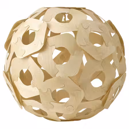 ÖDLEBLAD ОДЛЕБЛАД Абажур для подвесн светильника - березовый шпон 48 см