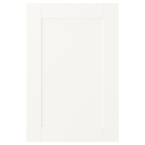 Дверца с петлями, белый, 40x60 см IKEA SANNIDAL САННИДАЛЬ 592.430.25 - фото 1