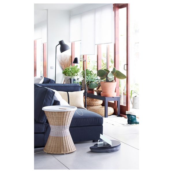 Тумба прикроватная САНДХАУГ, белый естественный (47 см) - фото 4