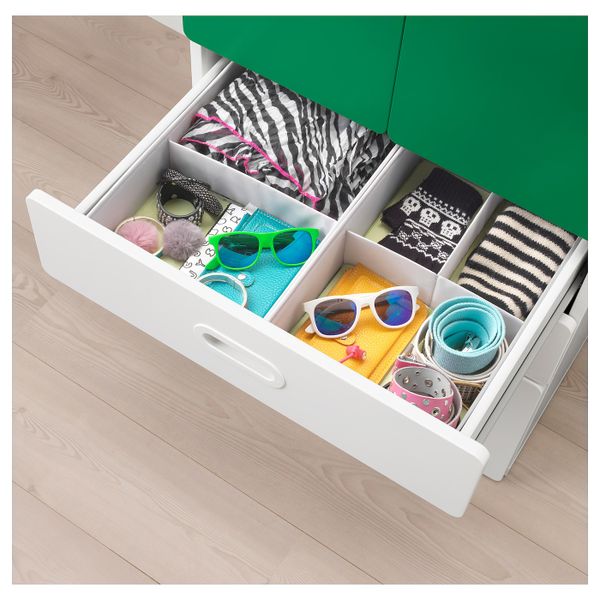 Шкаф платяной, белый/зеленый 60x50x192 см IKEA STUVA СТУВА / FRITIDS ФРИТИДС 992.660.29 - схема-чертеж с размерами