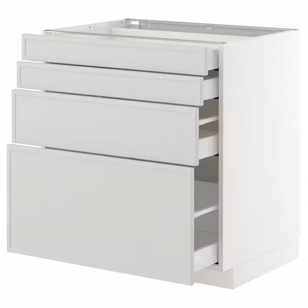 METOD / MAXIMERA Напольный шкаф 4 фасада/4 ящика - фото 1