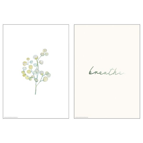 Постер, 21x30 см, Дышать IKEA DRÖMBILD ДРЁМБИЛЬД 105.364.97 - фото 1