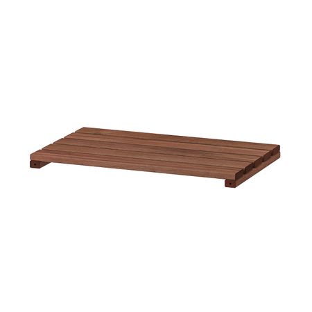 Полка для садового стеллажа, коричневая морилка 50x32 см IKEA TORDH ТУРД 304.575.35