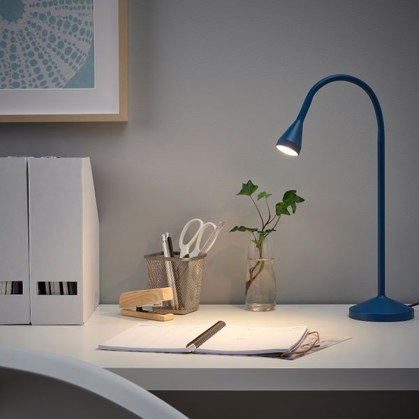 Рабочая лампа, светодиодная, темно-синий IKEA NÄVLINGE НЭВЛИНГЕ 405.014.15 - фото 3