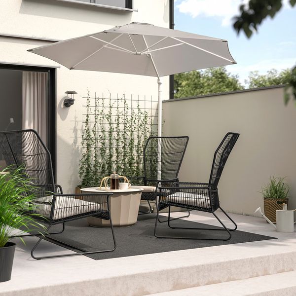 TALLSKÄR Садовое кресло - антрацит - фото 3