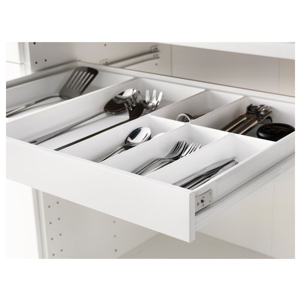 Напольный шкаф 4 фронтальных, 2 низких, 3 средних ящ, белый/Хитарп белый с оттенком 80x60 см IKEA МЕТОД / ФОРВАРА 692.619.00 - фото 3