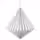 STRÅLA Абажур - в форме алмаза белый 32 см