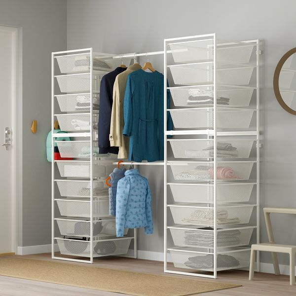 Гардероб, комбинация, белый, 142-178x51x173 см IKEA JONAXEL ЙОНАКСЕЛЬ 893.114.66 - фото 3