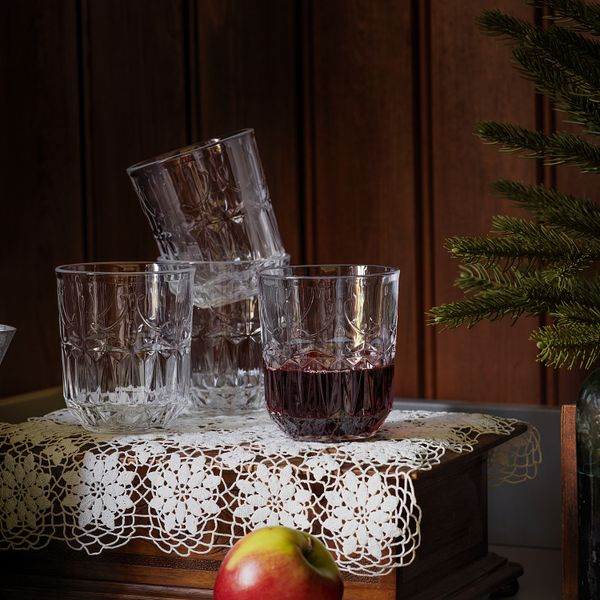 Стакан, прозрачное стекло, с рисунком, 27 сл IKEA SÄLLSKAPLIG СЭЛЛЬСКАПЛИГ 404.729.03 - фото 6