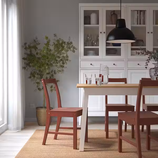 PINNTORP ПИННТОРП Стул - красная морилка - фото 5