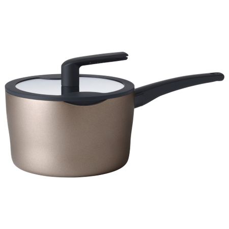 Ковш с крышкой ФОРБЛУФФАД, золотисто-коричневый (2 л)