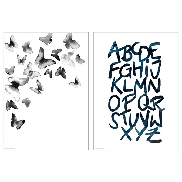 Постер, Бабочки 50x70 см IKEA BILD БИЛЬД 505.076.38 - фото 1