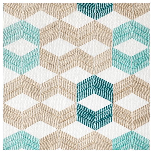 Набор корзин, 3 штуки НОТУДДЕН, графический, разноцветный - схема-чертеж с размерами