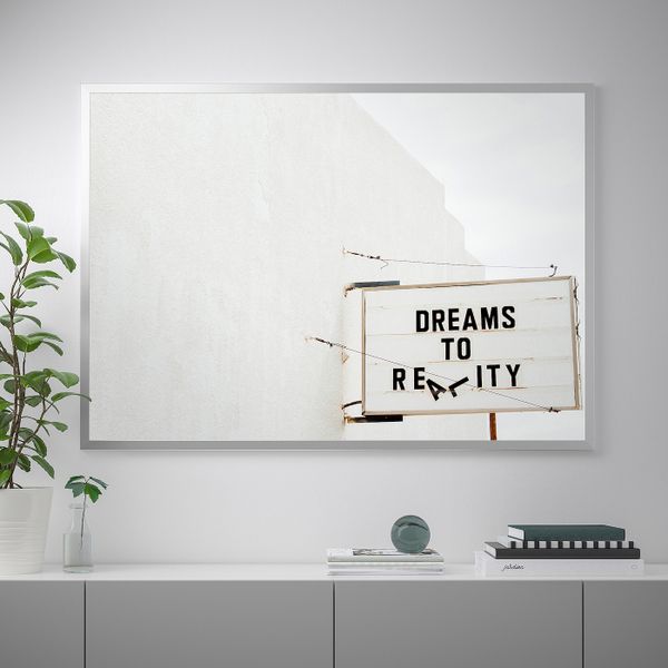 Картина с рамой, Dream/цвет алюминия 140x100 см IKEA БЬЁРКСТА 692.977.82 - фото 3