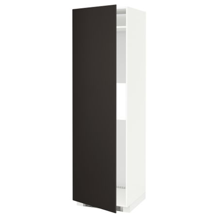 Высокий шкаф для холодильника или морозильника, с дверц, 60x60x200 cm IKEA METOD МЕТОД 792.118.77