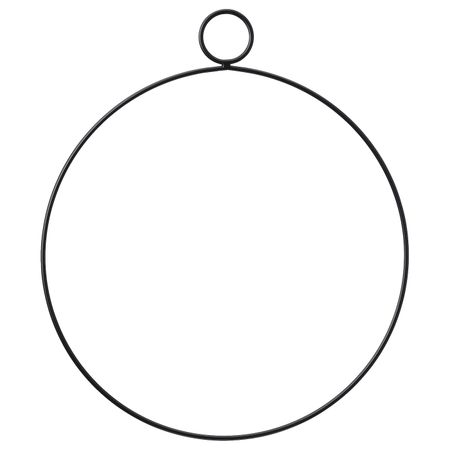 Венок, для/дома/улицы, черный, 37 см IKEA ВИНТЕРФЕСТ 704.461.06