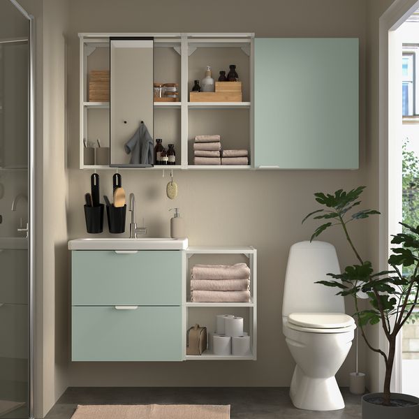 Мебель для ванной, 18 предмета IKEA TVÄLLEN ЛЕН ТВЭЛЛЕН, BEGIVENHET БЕГИВЕНХЕТ 894.992.70 - фото 3