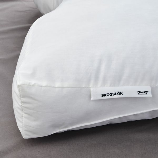 Эргономичная подушка, универсальная 40x65 см IKEA SKOGSLÖK СКОГСЛЁК 304.526.94 - схема-чертеж с размерами