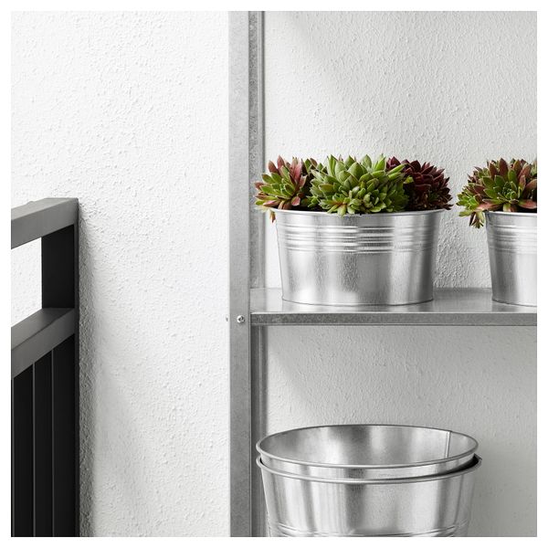 Кашпо СОККЕР, д/дома/улицы, оцинковка - схема-чертеж с размерами