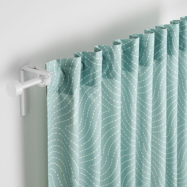 Гардины, 2 шт., 145x300 см, голубой IKEA ÅKERMOLKE 805.665.65 - фото 7