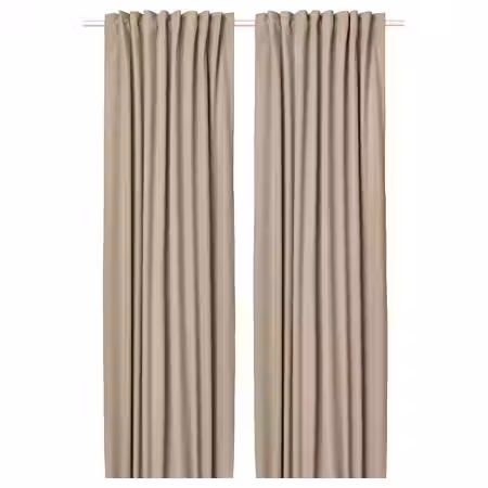 ROSENMANDEL РОСЕНМЭНДЕЛ Затемняющие гардины, 2 шт.