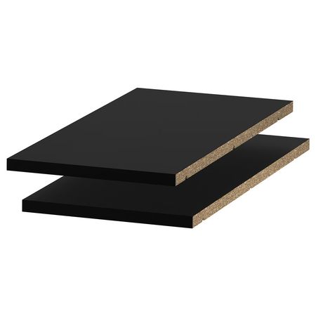 UTRUSTA Полка - черно-серый 30x60 см