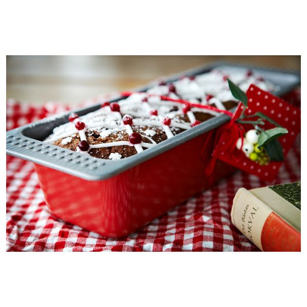 Форма для выпечки ДРОММАР, красный (2 л) - схема-чертеж с размерами