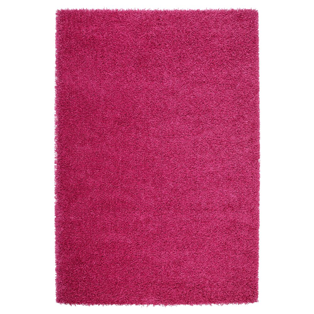 Ковер, длинный ворс ХАМПЭН, ярко-розовый (133x195 см) - фото 1