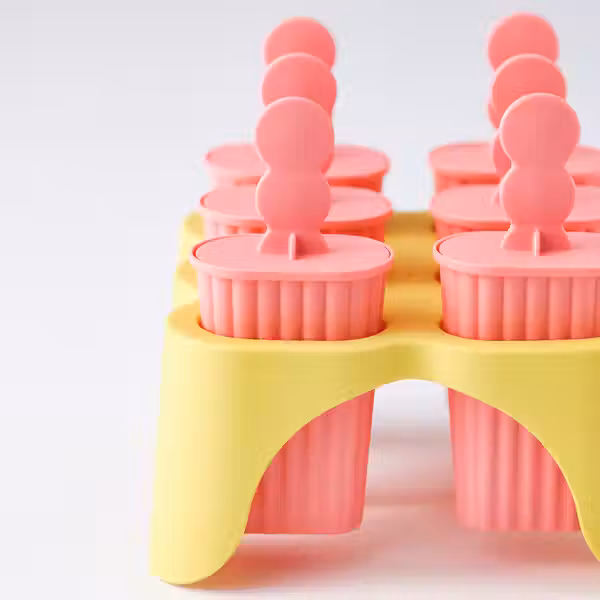 UPPFYLLD Форма для мороженого - розовый/желтый - схема-чертеж с размерами