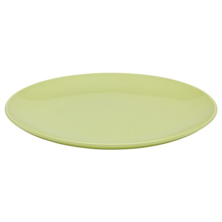 Тарелка ФЭРГРИК, зеленый, фаянс (27 см)