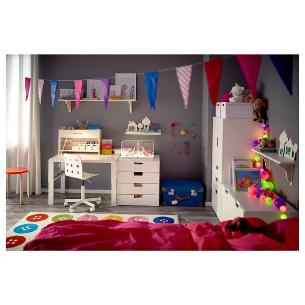 Ковер, короткий ворс ТОСТРУП, разноцветный (133x195 см) - фото 4