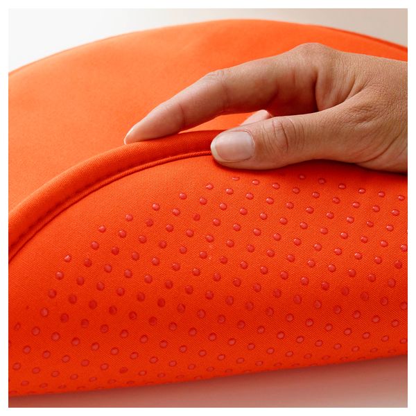 Подушка на стул ЦИЛЛА, оранжевый (34 см) - схема-чертеж с размерами