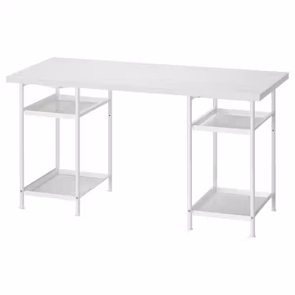 LAGKAPTEN / SPÄND Письменный стол - белый 140x60 см - фото 1