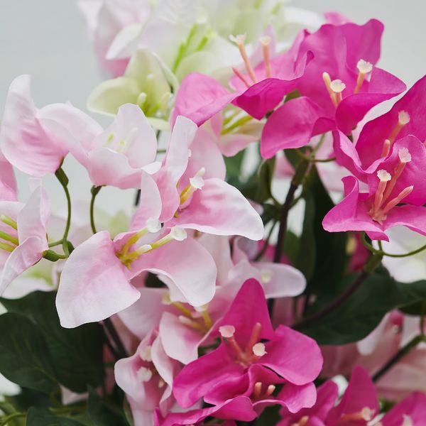 SMYCKA Искусственный букет - д/дома/улицы/Бугенвиллея разные цвета 52 см - схема-чертеж с размерами