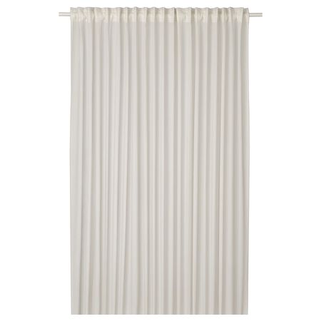 ÄNGSFRYLE ЭНГСФРЮЛЕ Гардина, 1 шт. - белый/с лентой 300x300 см