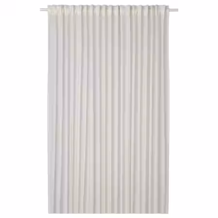 ÄNGSFRYLE ЭНГСФРЮЛЕ Гардина, 1 шт. - белый/с лентой 300x300 см
