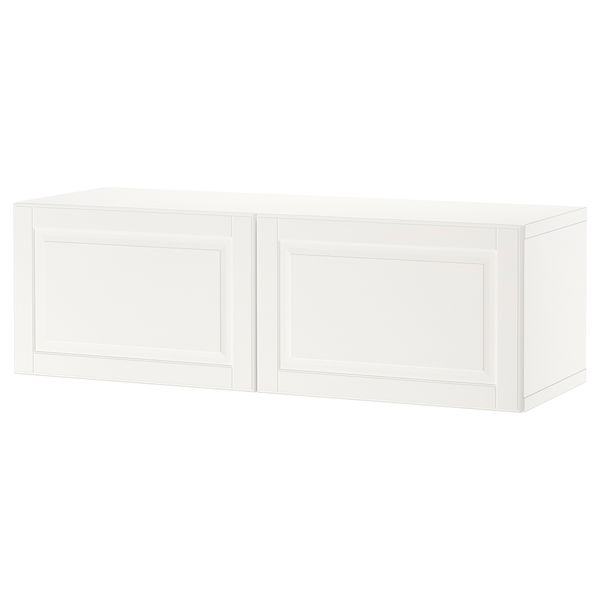 Стеллаж с дверьми, белый, Smeviken белый, 120x42x38 см IKEA BESTÅ БЕСТО 994.261.98 - фото 1