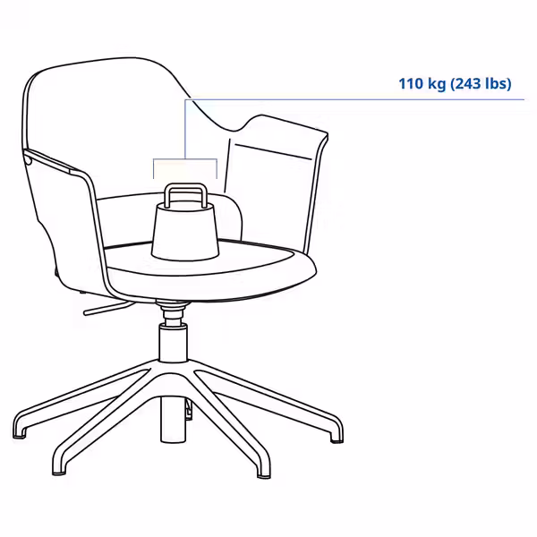 FJÄLLBERGET Конференц-стул - фото 3