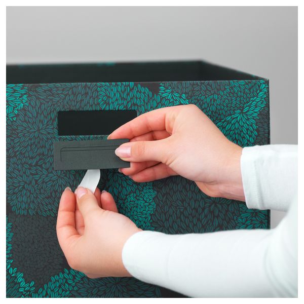 Коробка с крышкой ТЬЕНА, черно-синий (50x35x30 см) - фото 2