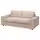 VIMLE 2-местный диван-кровать - с широкими подлокотниками/Hallarp бежевый