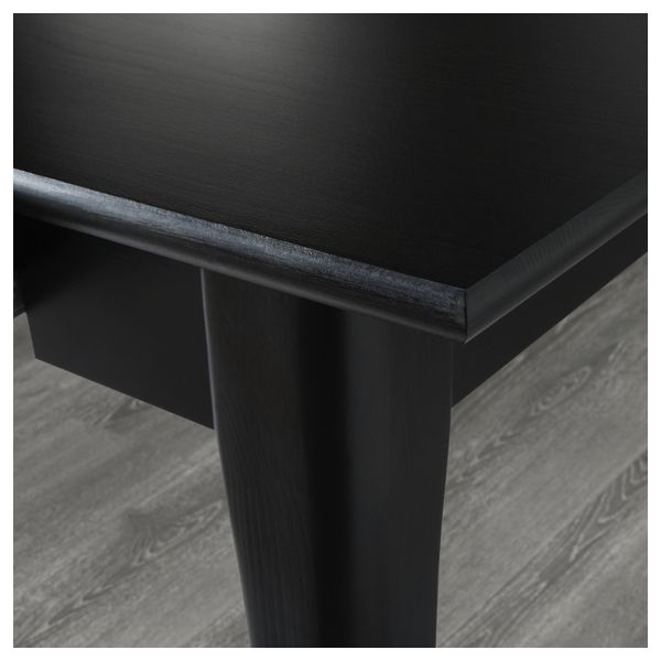 Письменный стол ЛЕКСВИК, черный (119x60 см) - фото 5