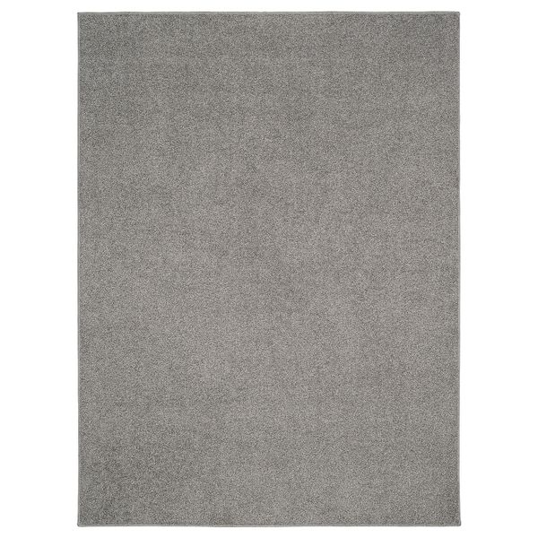 Ковер, длинный ворс, светло-серый 170x230 см IKEA ALLERSLEV АЛЛЕРСЛЕВ 405.086.95 - фото 1