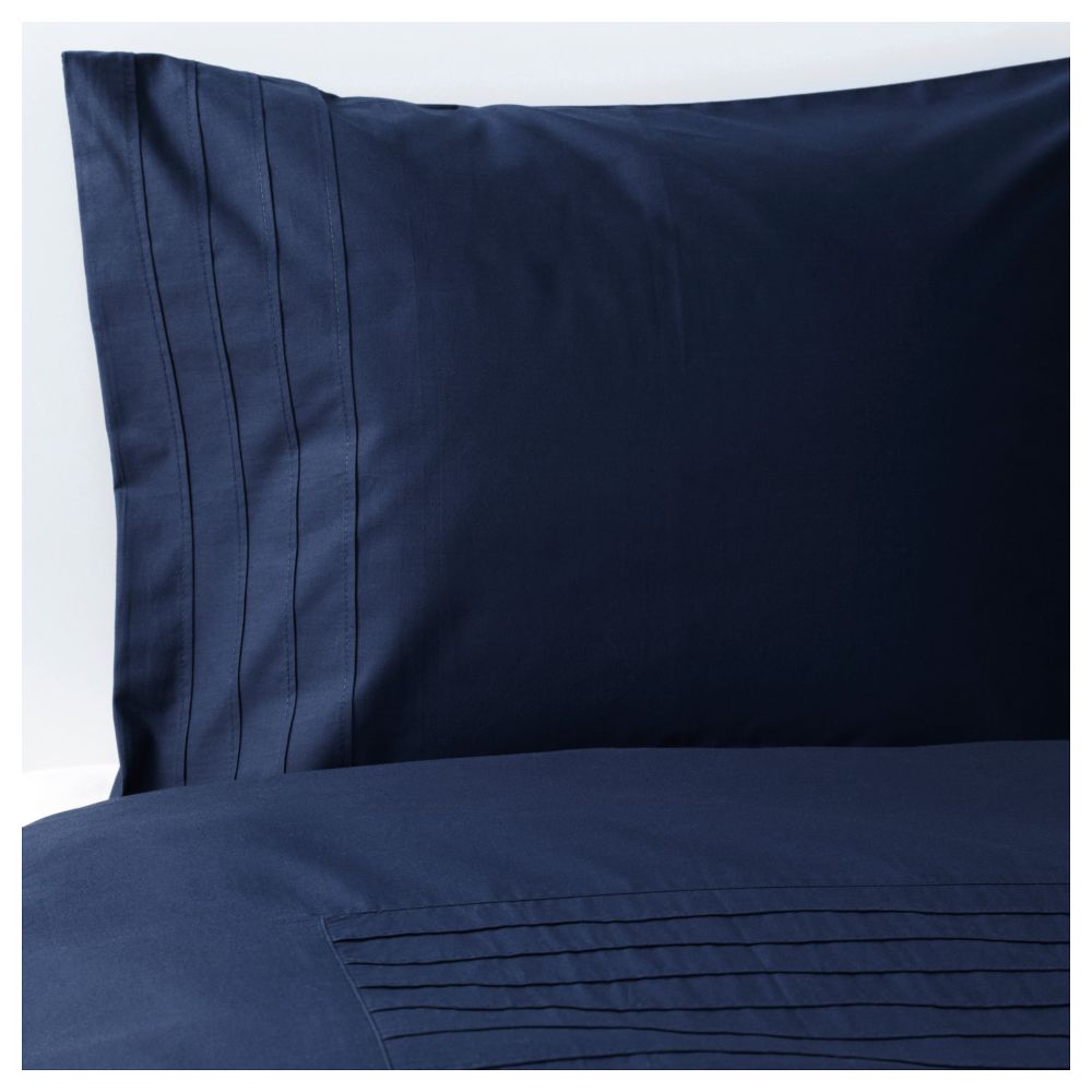 Пододеяльник и 2 наволочки АЛЬВИНЕ СТРО, синий (200x200/50x70 см) - фото 1