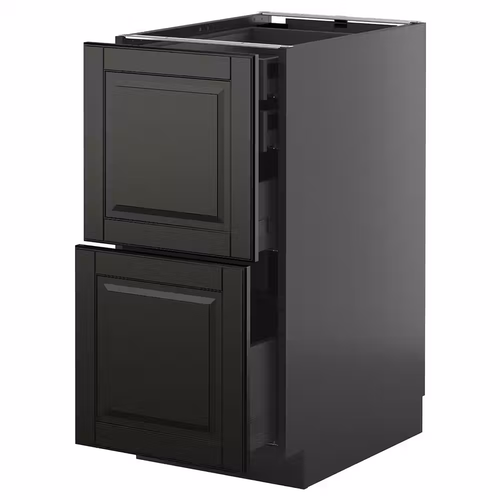 METOD / KNIVSHULT Напольн шк 2фасада/2низ/1срд/1вс ящ - фото 1