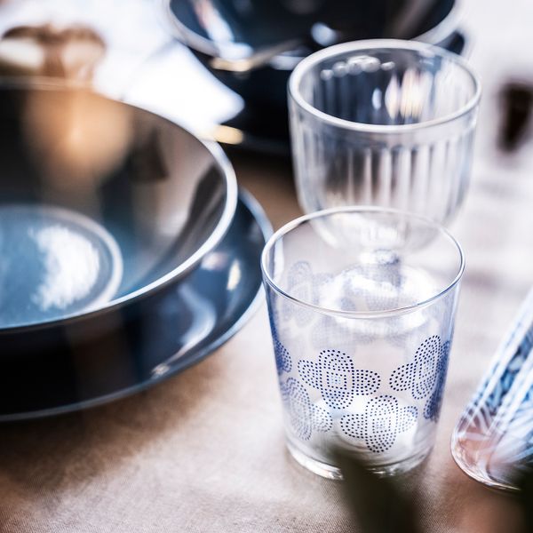 Стакан, стекло/с рисунком 30 сл IKEA VATTENDANS ВАТТЕНДАНС 504.980.83 - фото 3